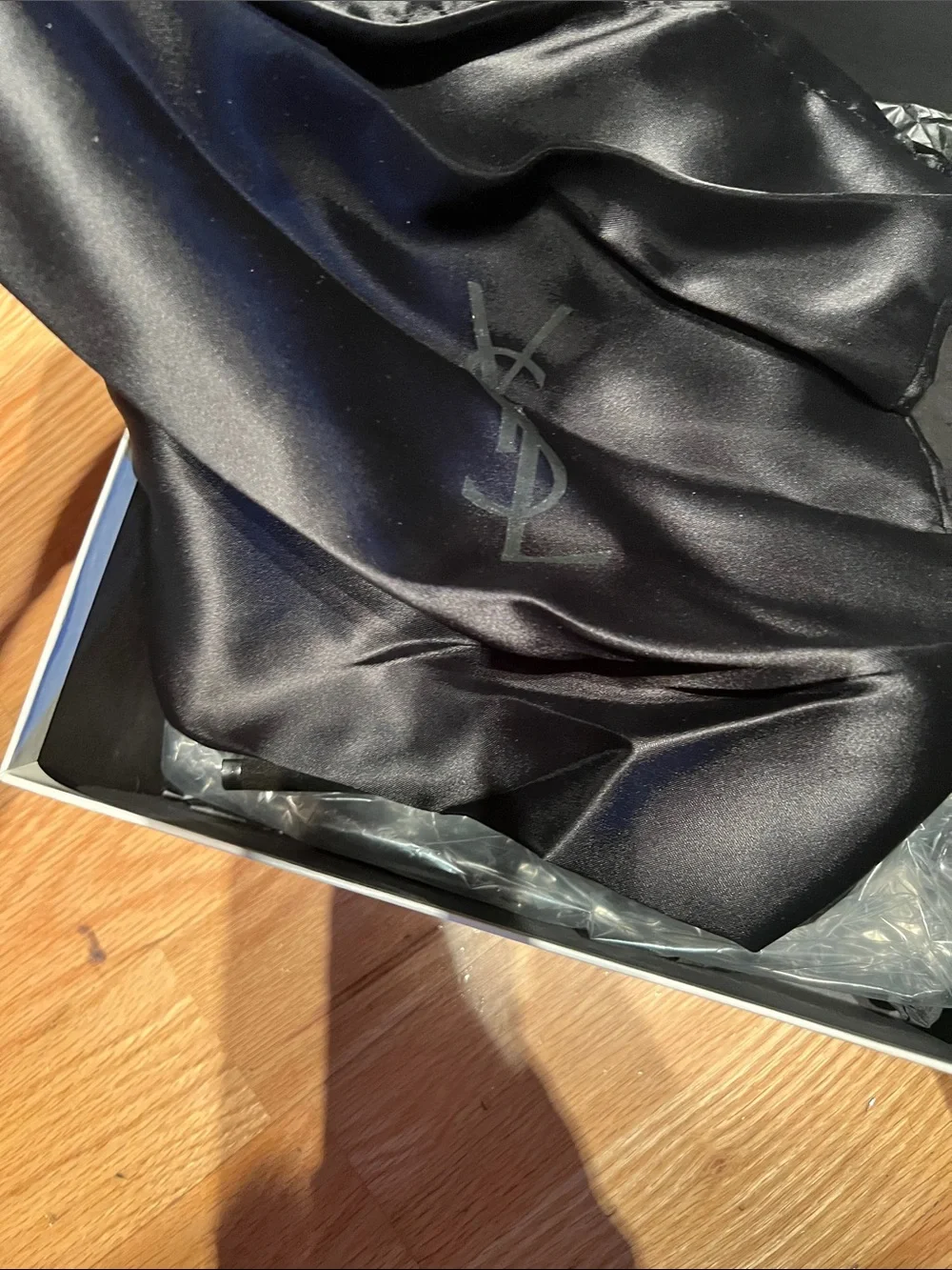 Yves Saint Laurent Black Suede Platform Pumps with Stiletto Heel